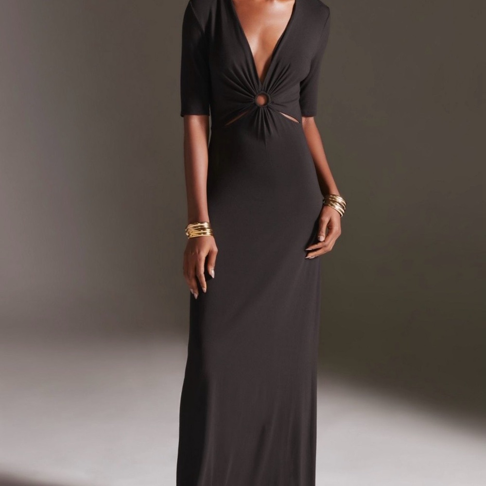 Favorite Daughter Classic Black Maxi Dress